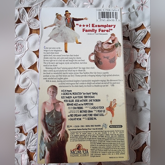 Tom Thumb Vintage 1958 VHS Movie 🎬 - Picture 4 of 5